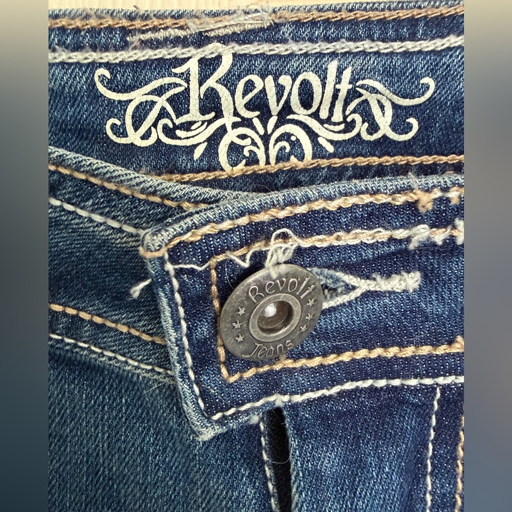 Revolt Jeans Women's Boot Cut - Dark Blue